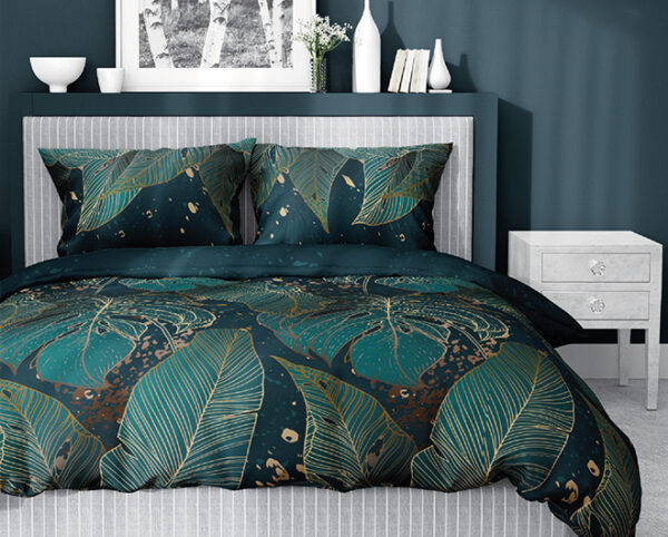 POŚCIEL HOME SATIN- satyna bawełniana zielona 4238a