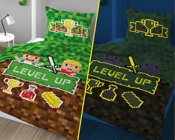 POŚCIEL ŚWIECĄCA W CIEMNOŚCI Minecraft 4633a